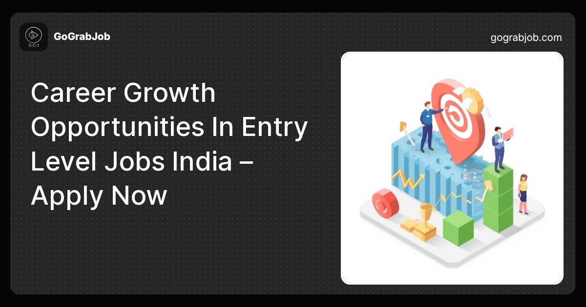 Career Growth Opportunities In Entry Level Jobs India – Apply Now