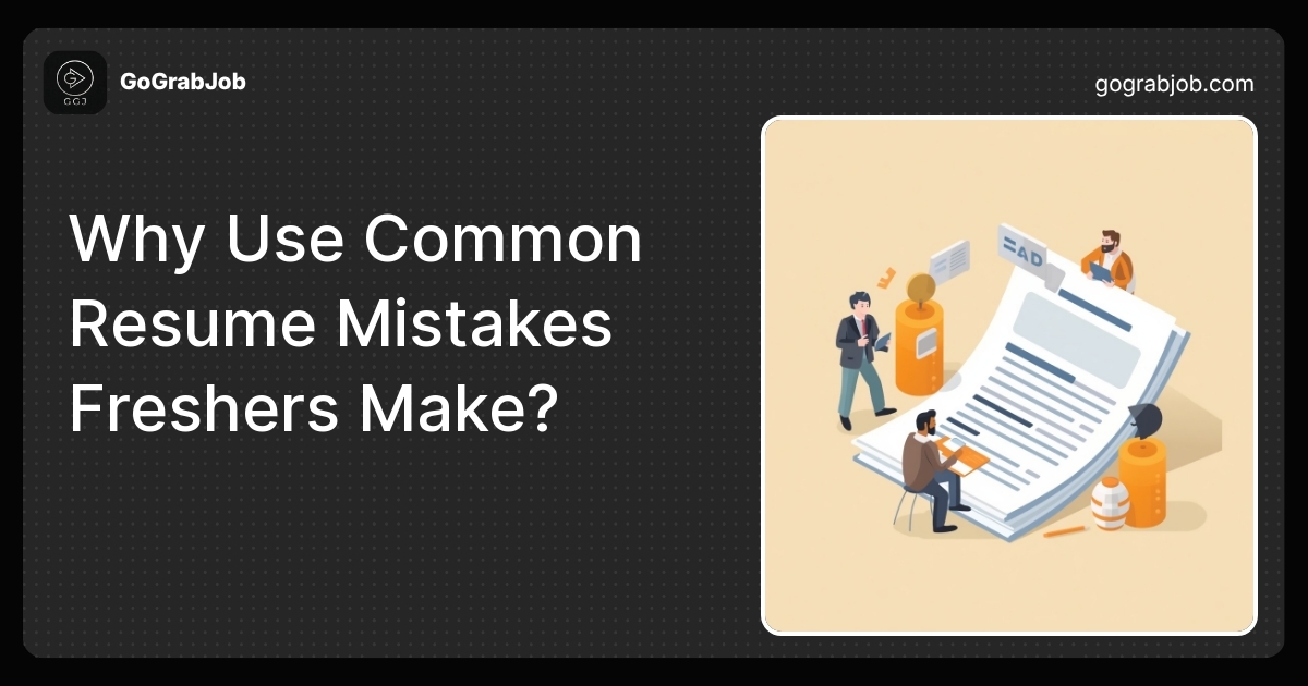 Why Use Common Resume Mistakes Freshers Make?